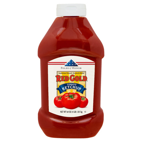 Red Gold KETCHUP FANCY 33% PLASTIC SQUEEZE BOTTLE