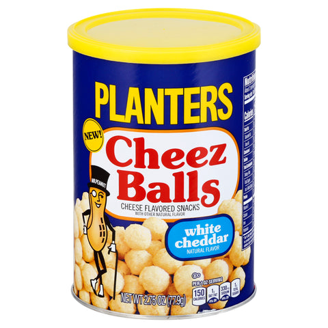 Planters SNACK CHEEZ BALL WHITE CHEDDAR