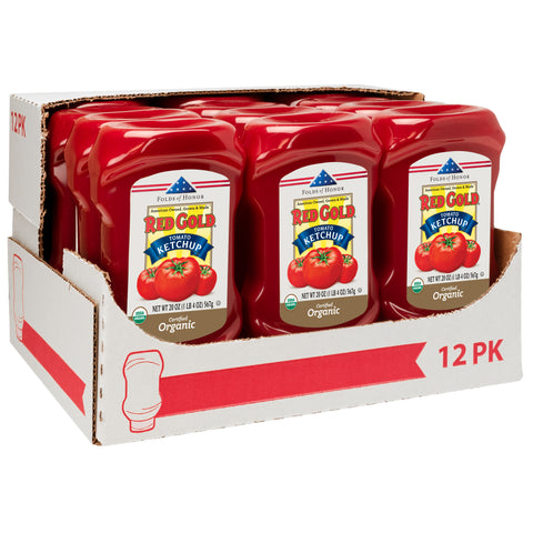 Red Gold KETCHUP BOTTLE UPSIDE DOWN ORGANIC