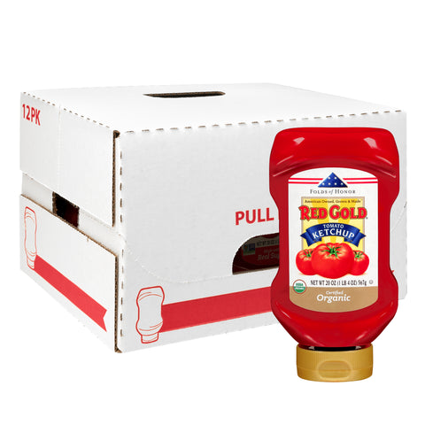 Red Gold KETCHUP BOTTLE UPSIDE DOWN ORGANIC
