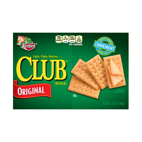 Keebler Club Crackers - 5.25 oz. package, 12 per case