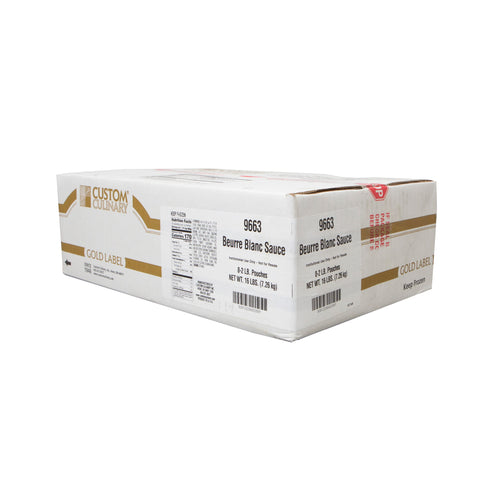Gold Label Beurre Blanc White Butter, 2 Pound Pouch -- 8 per case.
