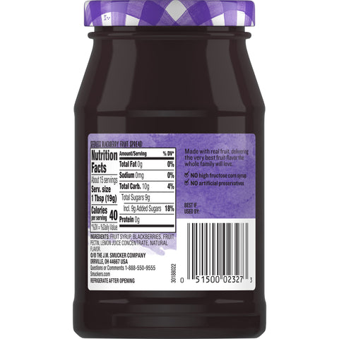 Simply Fruit PRESERVE BLACKBERRY SEEDLESS