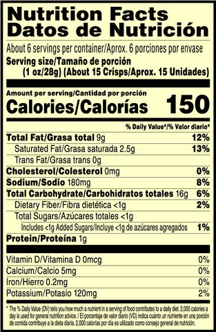 Pringles Pizza Crisps, 5.5 Ounce -- 14 per case.