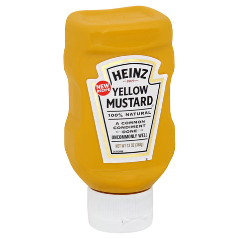 Heinz Yellow Mustard, 13 Ounce -- 16 per case.