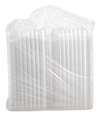 Dart Clearseal Oriented Polystyrene Clear 1 Compartment Hinged Lid Container, 8.88 x 9.38 x 3 inch -- 200 per case
