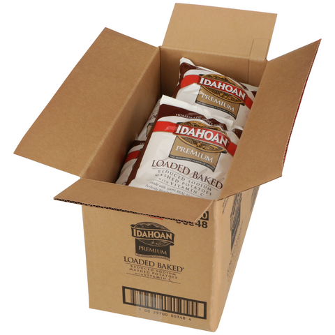 Idahoan® SMARTMASH® Reduced Sodium Loaded Baked® Mashed Potatoes with Vit C, 12/31 oz. pchs