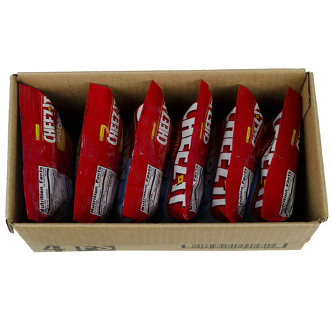 Cheez It Duoz Cheddar Jack and Baby Swiss Cracker, 4.3 Ounce -- 6 per case.