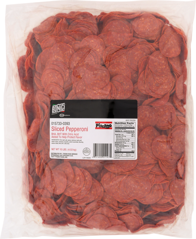 Pepperoni Regular Sliced 14/oz 45mm 15733-0393