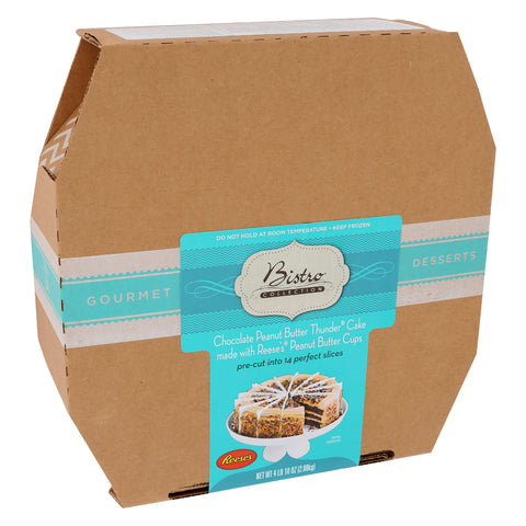 Bistro Collection CAKE LAYER CHOCOLATE PEANUT BUTTER THUNDER ROUND 14 SLICE 9