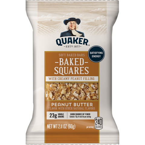 Quaker® QUAKER BRKFST SQR PEANUT BUTTER
