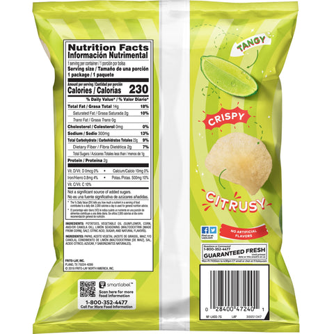 Lay's® CHIP POTATO LIMON SINGLE SERVE