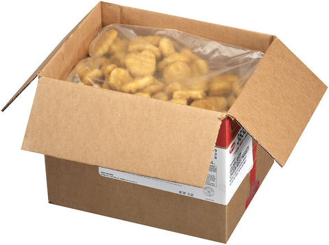 Tyson Red Label Golden Crispy Formed Breaded Chicken Breast Nugget, 5 Pound -- 2 per case.