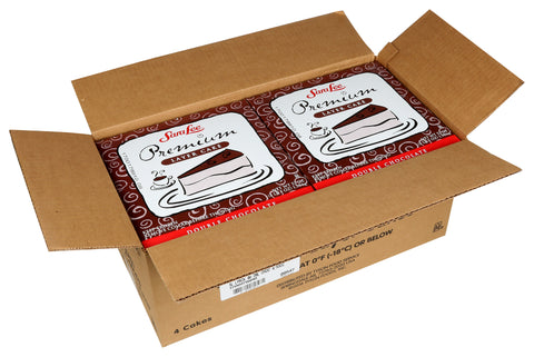 Sara Lee Frozen CAKE LAYER DOUBLE CHOCOLATE PREMIUM UN-CUT ROUND ICED 9
