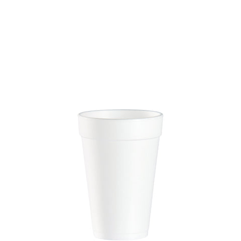 Dart J Cup White Foam Cup, 16 Ounce - 25 count per pack -- 40 packs per case
