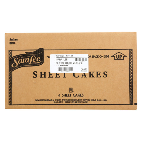 Cake Red Velvet Sheet Iced 12x16