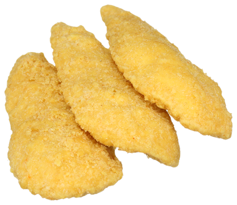 Tyson Red Label Select Cut Golden Crispy Uncooked Breaded Chicken Breast Tenderloin, 5 Pound -- 2 per case.