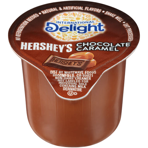 Creamer Liquid Non-dairy Hershey Chocolate Caramel Aseptic Single Serve Cup