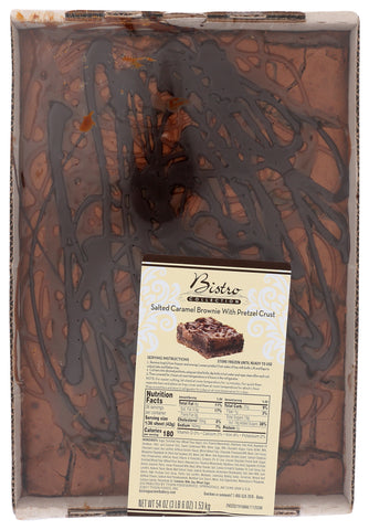Bistro Collection BROWNIE CARAMEL SALTED W/ PRETZEL