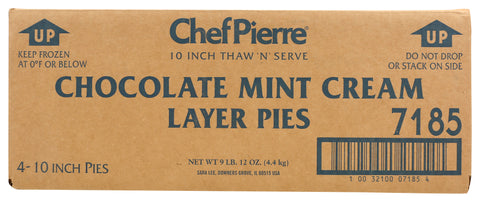 Chef Pierre PIE CHOCOLATE MINT CREAM LAYER W/ DOMES 10