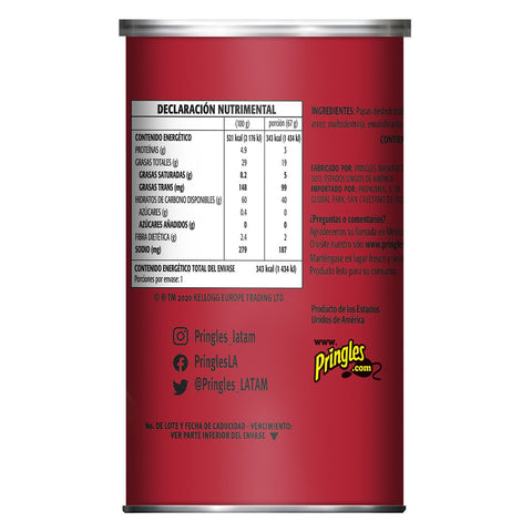 Pringles Large Original Grab and Go, 2.38 Ounce -- 12 per case.