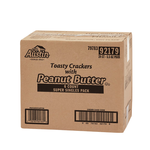 Austin® CRACKER SANDWICH TOASTY CRACKERS WITH PEANUT BUTTER