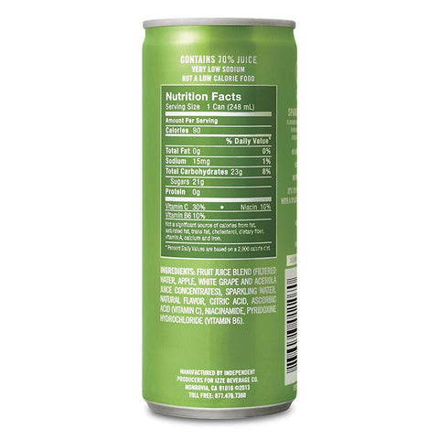 Izze JUICE APPLE SPARKLING CAN