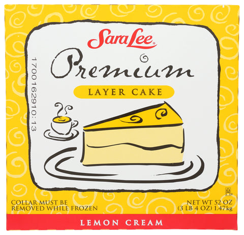 Sara Lee Frozen CAKE LAYER LEMON CREAM PREMIUM UN-CUT ROUND 9