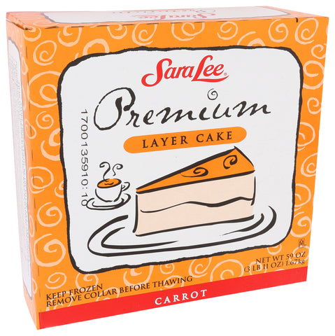 Sara Lee Frozen CAKE LAYER CARROT PREMIUM UN-CUT ROUND 9