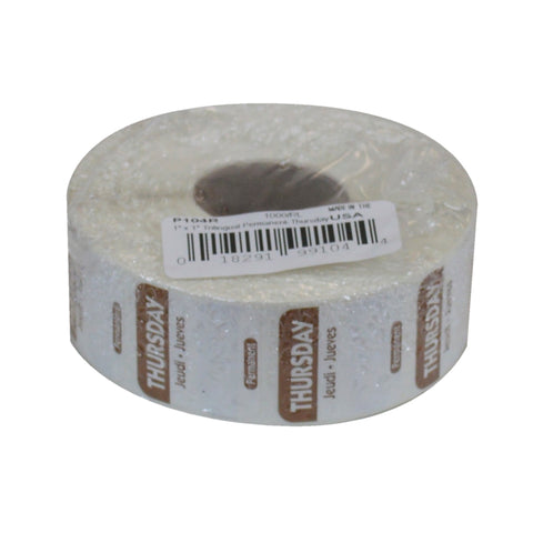 National Checking LABEL THURS TRILINGUAL 1X1 ROL