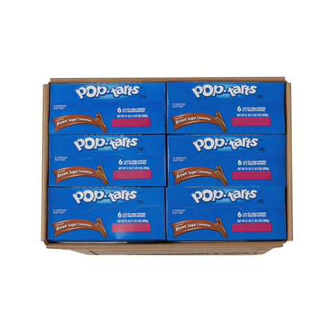 Pop-Tarts Frosted Brown Sugar Cinnamon, 3.3 Ounce - 6 per box -- 12 per case