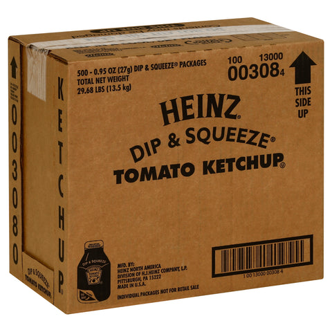 Ketchup Dip & Squeeze Single Serve Packet 003080/78000012
