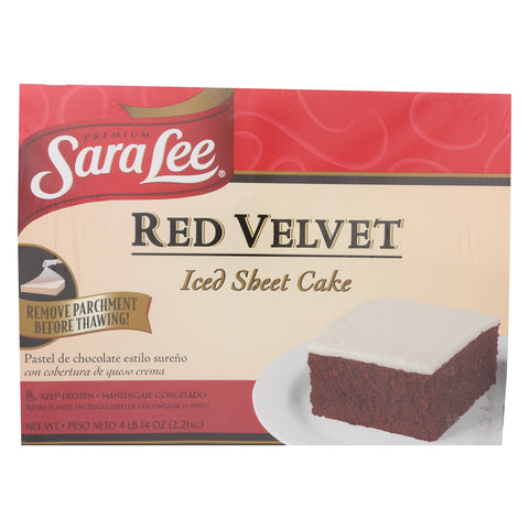 Sara Lee Frozen CAKE RED VELVET SHEET ICED 12X16