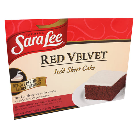 Cake Red Velvet Sheet Iced 12x16