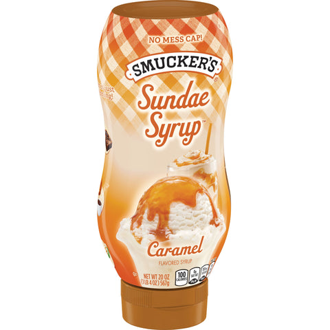 Topping Syrup Sundae Caramel Squeeze Bottle