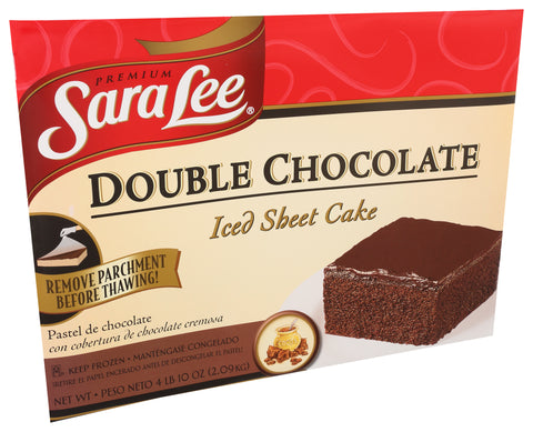 Sara Lee CAKE DOUBLE CHOCOLATE SHEET ICED 12X16
