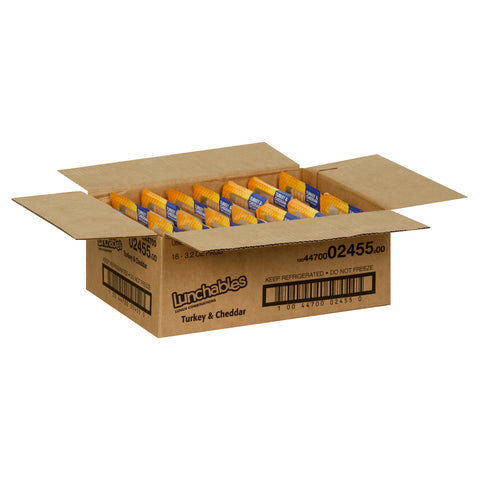 Kraft Oscar Mayer Lunchable Turkey and Cheddar Cheese, 4.5 Ounce -- 16 per case.