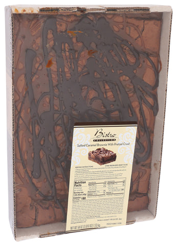 Bistro Collection BROWNIE CARAMEL SALTED W/ PRETZEL