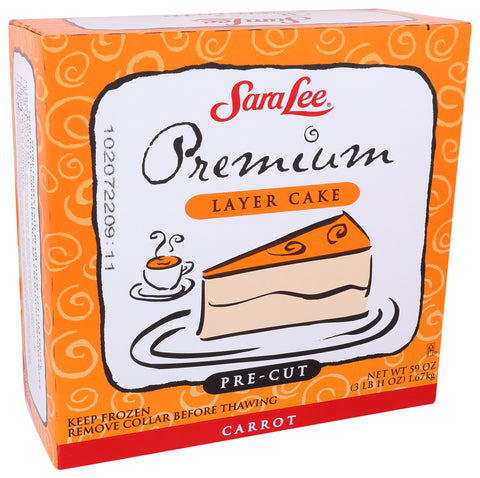 Sara Lee Frozen CAKE LAYER CARROT BUTTER CREAM PRE-CUT ROUND 9