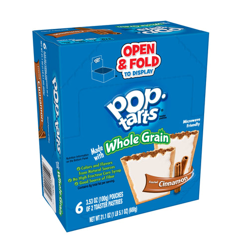 Kellogg's® PASTRY POP-TARTS® MADE W/ WHOLE GRAIN FROSTED CINNAMON