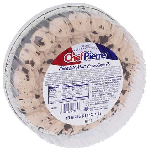 Chef Pierre PIE CHOCOLATE MINT CREAM LAYER W/ DOMES 10