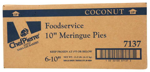 Chef Pierre PIE COCONUT MERINGUE W/DOMES 10