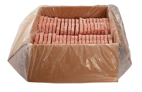 Beef Patty Seasoned Oval Frozen 75/25 8 Oz