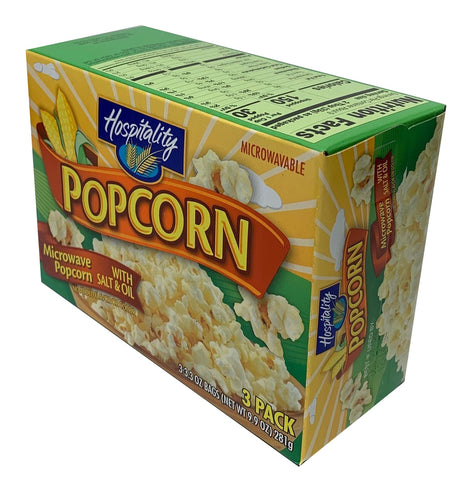 Hospitality POPCORN MICROWAVABLE NATURAL
