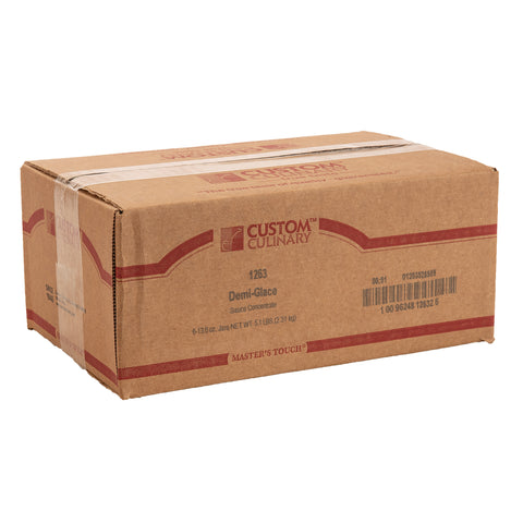 Custom Culinary Masters Touch Concentrate Demi Glace Sauce, 13.6 Ounce -- 6 per case.