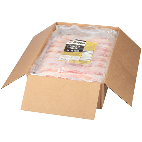 Jimmy Dean BACON 14/18 CT NATURAL HICKORY SMOKED FLAT PACK® 10370760436