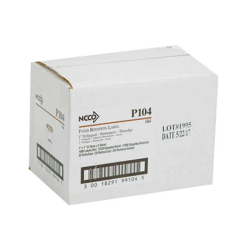 National Checking LABEL THURS TRILINGUAL 1X1 ROL