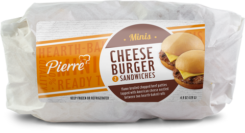 Pierre® SANDWICH MINI TWIN CHEESEBURGER IW 2.49 OZ 10000003293