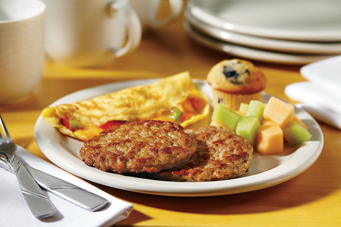 Jimmy Dean Fully Cooked Child Nutrition 3.75 Inch All Natural Mild Sausage, 2 Ounce -- 80 per case