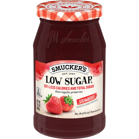 Smuckers Strawberry Preserves, 15.5 Ounce -- 8 per case.